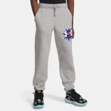 Rival Fleece Graphics Boys' Joggers Mod Gray Light Heather White YLG (59 - 63 in) Rival Fleece Graphics Boys' Joggers Mod Gray Light Heather White YLG (59 - 63 in)