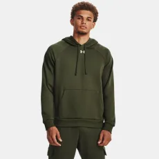 Rival Fleece Men's Hoodie Marine OD Green White Rival Fleece Men's Hoodie Marine OD Green White