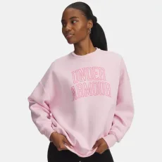 Rival Fleece Varsity Women's Oversized Crew Prime Pink Super Pink