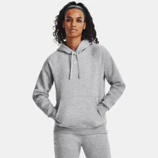 Rival Fleece Womens Hoodie Mod Gray Light Heather / White