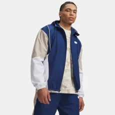 Rival Woven Colorblock Men's Jacket Blackout Navy Highland Buff White L Rival Woven Colorblock Men's Jacket Blackout Navy Highland Buff White L