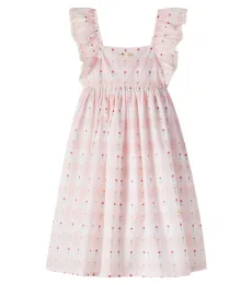 Robe Bella en coton à fleurs et carreaux Robe Bella en coton à fleurs et carreaux
