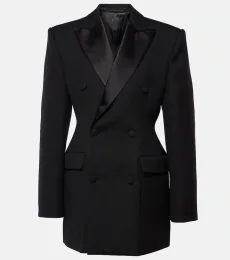 Robe blazer en laine Robe blazer en laine