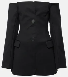 Robe blazer Sandrine à épaules dénudées Robe blazer Sandrine à épaules dénudées