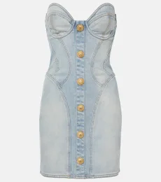 Robe bustier en jean Robe bustier en jean