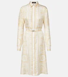 Robe chemise Barocco en soie Robe chemise Barocco en soie