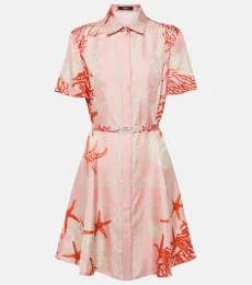Robe chemise Barocco Sea en soie Robe chemise Barocco Sea en soie