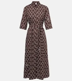 Robe chemise Daniel imprimée en coton Robe chemise Daniel imprimée en coton