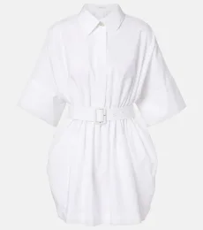 Robe chemise en popeline de coton Robe chemise en popeline de coton