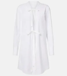 Robe chemise en popeline de coton Robe chemise en popeline de coton