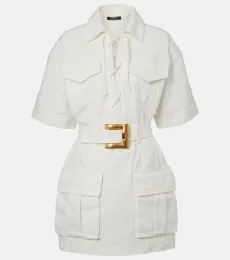 Robe chemise en toile de coton Robe chemise en toile de coton