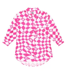 Robe chemise imprimée en coton Robe chemise imprimée en coton