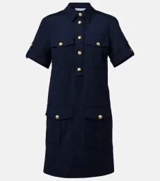 Robe chemise Lucca en lin à ornements Robe chemise Lucca en lin à ornements