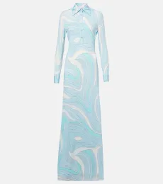 Robe chemise Marmo imprimée Robe chemise Marmo imprimée