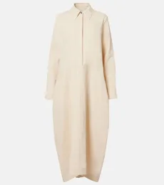 Robe chemise oversize en lin Robe chemise oversize en lin