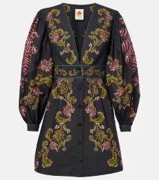 Robe chemise Ravenala en coton à fleurs Robe chemise Ravenala en coton à fleurs