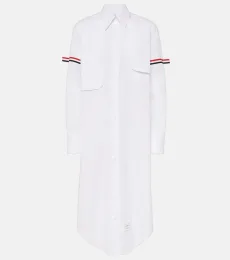 Robe chemise RWB Stripe en coton Robe chemise RWB Stripe en coton