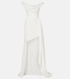 Robe de mariée Comet asymétrique en soie Robe de mariée Comet asymétrique en soie