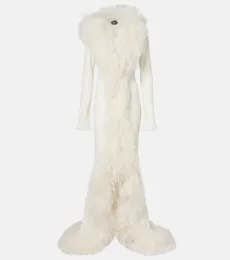 Robe de mariée Hollywood à plumes Robe de mariée Hollywood à plumes