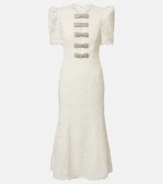 Robe de mariée midi Dillon en dentelle à ornement Robe de mariée midi Dillon en dentelle à ornement