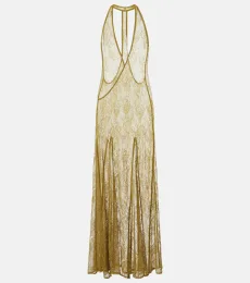 Robe en dentelle à dos nu Robe en dentelle à dos nu
