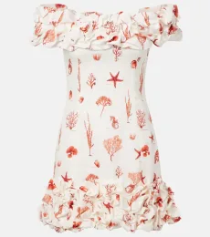 Robe Jardin imprimée en lin Robe Jardin imprimée en lin