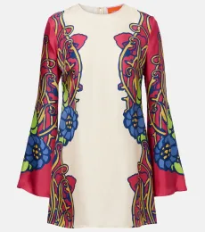 Robe Lemuria Placée en satin de soie Robe Lemuria Placée en satin de soie