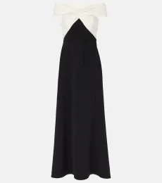 Robe longue à encolure bardot Robe longue à encolure bardot