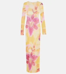 Robe longue à fleurs Robe longue à fleurs