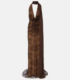 Robe longue Amora en dentelle Robe longue Amora en dentelle