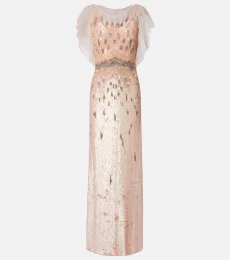 Robe longue Bonnie à ornements Robe longue Bonnie à ornements