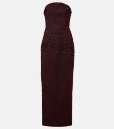 Robe longue bustier Tina à ornements Robe longue bustier Tina à ornements