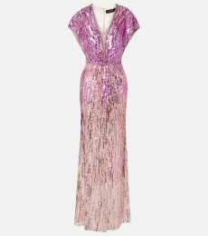 Robe longue Dusk à sequins Robe longue Dusk à sequins