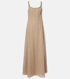 Robe longue en coton Robe longue en coton