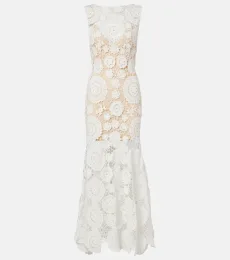 Robe longue en crochet Robe longue en crochet