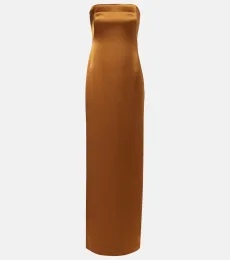 Robe longue en satin Robe longue en satin