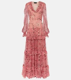 Robe longue en soie Robe longue en soie