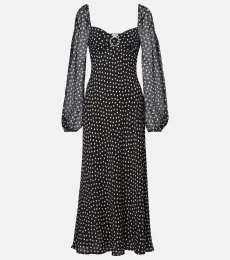 Robe longue Ivy en soie Robe longue Ivy en soie
