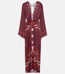 Robe longue Odele imprimée Robe longue Odele imprimée