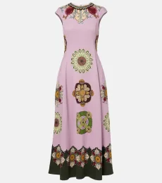 Robe longue Park Ave imprimée Robe longue Park Ave imprimée