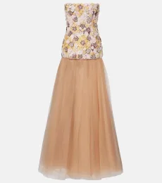 Robe longue Theia en tulle Robe longue Theia en tulle