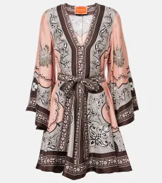 Robe Magnifico imprimée en soie Robe Magnifico imprimée en soie
