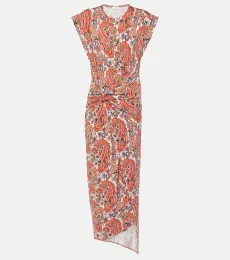 Robe midi à motif cachemire Robe midi à motif cachemire