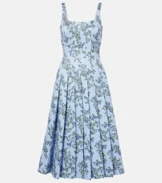 Robe midi Adele à fleurs Robe midi Adele à fleurs