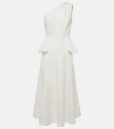 Robe midi asymétrique en coton Robe midi asymétrique en coton