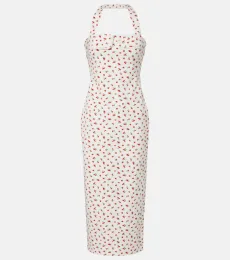 Robe midi Ebony en coton mélangé Robe midi Ebony en coton mélangé