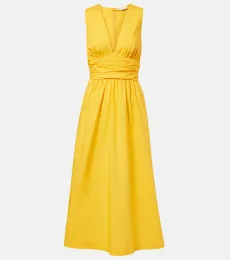 Robe midi Mimosa en coton Robe midi Mimosa en coton