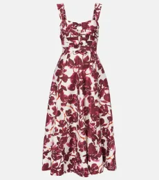 Robe midi Nerissa à fleurs Robe midi Nerissa à fleurs