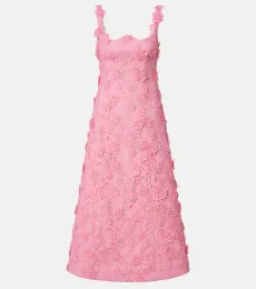 Robe midi Odette en dentelle à fleurs Robe midi Odette en dentelle à fleurs