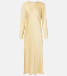 Robe midi Salina en soie Robe midi Salina en soie